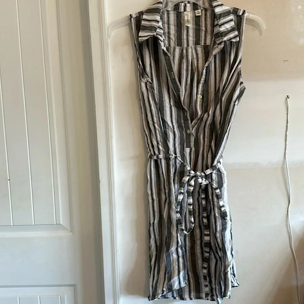 Striped Sleeveless Dress size 1X